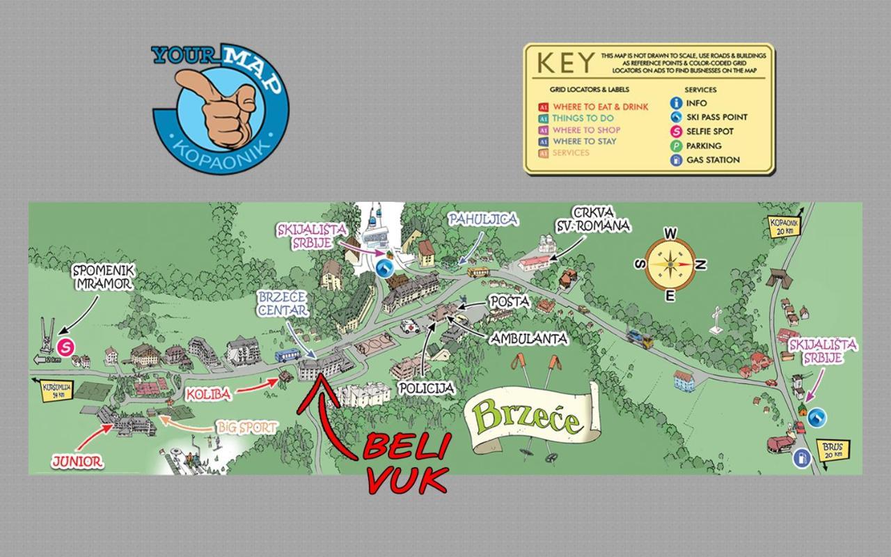 Beli Vuk - Brzece, Kopaonik Lejlighed Eksteriør billede